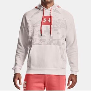 Under Armour Rival Sweatshirt White & Gray Camo Men’s Size Large